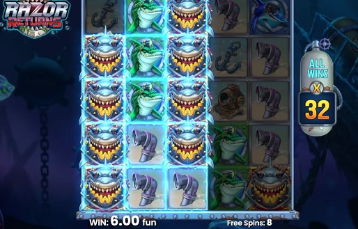 razor returns giocare