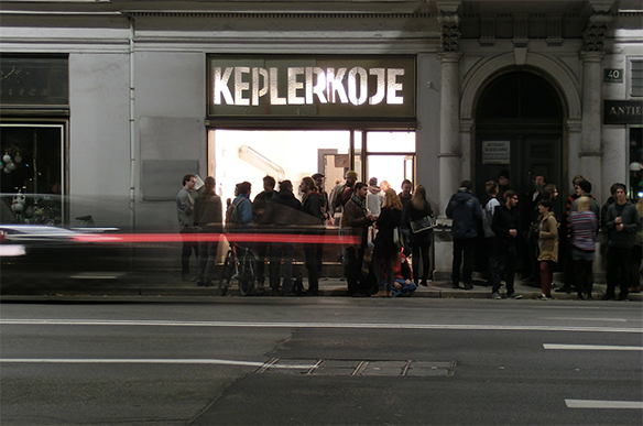 Heftpräsentation Keplerkoje - Straßenansicht. Foto: Thomas Mayer
